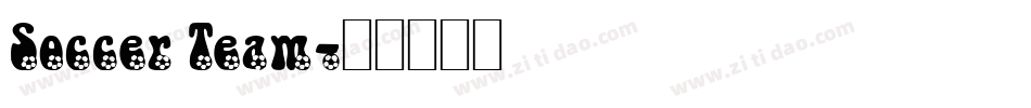 Soccer Team字体转换